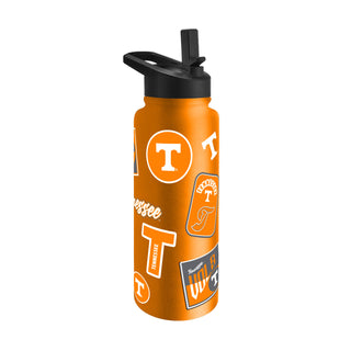 Tennessee Volunteers Quencher Bottle 34oz Stainless Steel Dreamweave - Team Spirit Store USA 