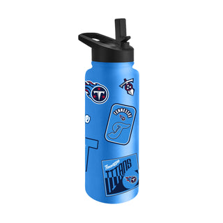 Tennessee Titans Quencher Bottle 34oz Stainless Steel Dreamweave - Team Spirit Store USA 