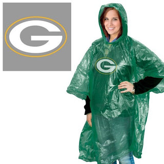 Green Bay Packers Rain Poncho - Team Spirit Store USA 