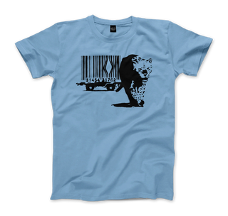 Banksy Barcode (Animal Rights) street art t-shirt-5