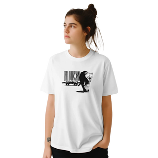 Banksy Barcode (Animal Rights) street art t-shirt-1