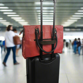 The Signature 17" Leather Bag, Jasper-3