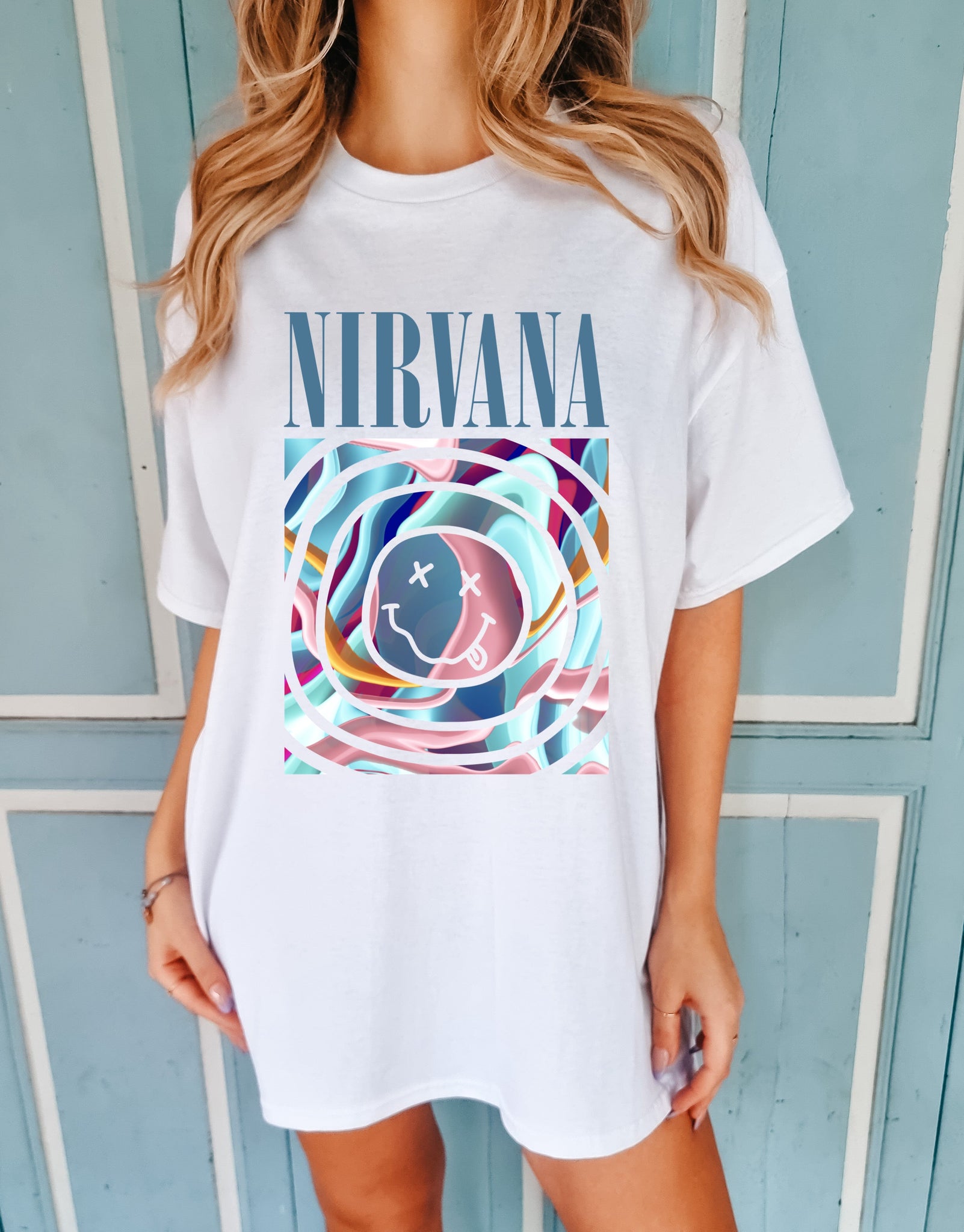 Nirvana (Blue) - Comfort Tee-1