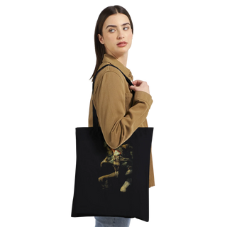 Francisco de Goya, Saturn Devouring his Son, 1823 artwork tote bag-1