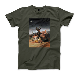 Francisco de Goya, Witches' Sabbath, 1798 artwork t-shirt-5