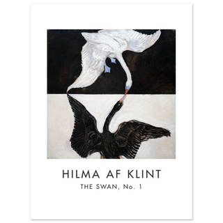 Hilma af Klint, The Swan No.1, 1915 art poster-5