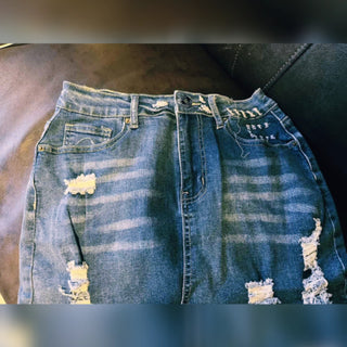 DON JOHN Jean Skirts Handmade Women's - Team Spirit Store USA 