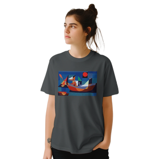Paul Klee, Ruehende Schiffe (Resting Ships), 1927 artwork t-shirt-1