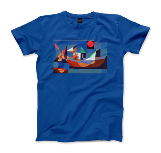 Paul Klee, Ruehende Schiffe (Resting Ships), 1927 artwork t-shirt-5