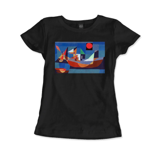Paul Klee, Ruehende Schiffe (Resting Ships), 1927 artwork t-shirt-13