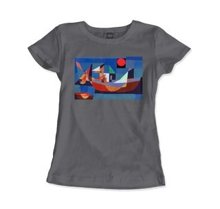 Paul Klee, Ruehende Schiffe (Resting Ships), 1927 artwork t-shirt-2