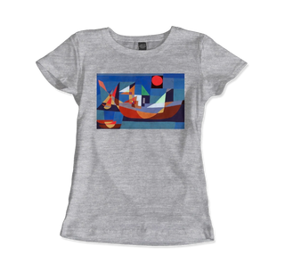 Paul Klee, Ruehende Schiffe (Resting Ships), 1927 artwork t-shirt-11