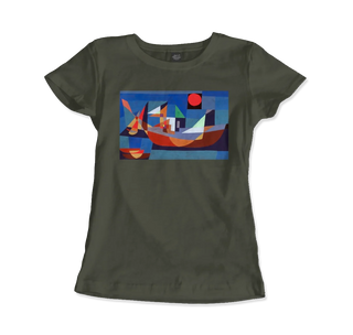 Paul Klee, Ruehende Schiffe (Resting Ships), 1927 artwork t-shirt-12