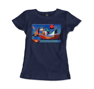 Paul Klee, Ruehende Schiffe (Resting Ships), 1927 artwork t-shirt-14