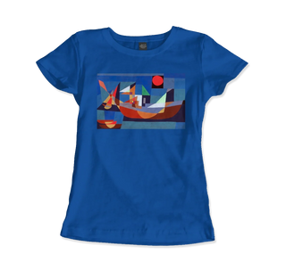 Paul Klee, Ruehende Schiffe (Resting Ships), 1927 artwork t-shirt-10