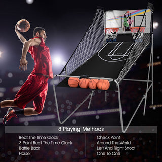 Foldable Double Electronic Basketball Game - Team Spirit Store USA 