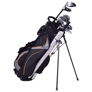 9 Inch Golf Stand Bag Divider Carry Pockets Storage - Color: Black - Team Spirit Store USA 