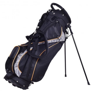 9 Inch Golf Stand Bag Divider Carry Pockets Storage - Color: Black - Team Spirit Store USA 