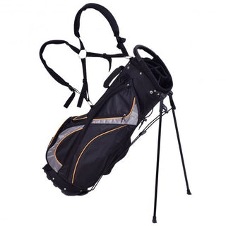 9 Inch Golf Stand Bag Divider Carry Pockets Storage - Color: Black - Team Spirit Store USA 