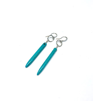Howlite Drop Earrings-2