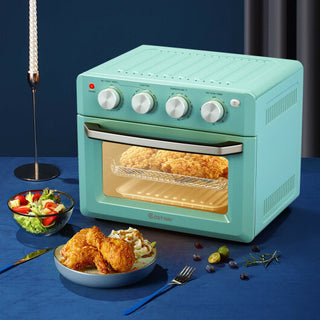 Costway 19 Qt Dehydrate Convection Air Fryer Toaster Oven with 5 Accessories-Green - Team Spirit Store USA 