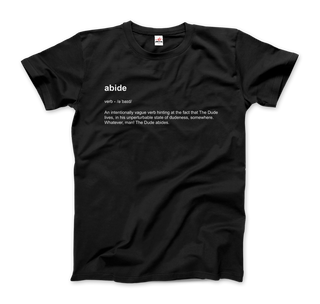 Abide Definition T-Shirt-0