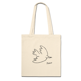 Pablo Picasso Dove of Peace 1949 artwork tote bag-0