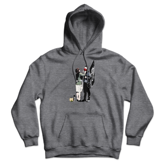 Banksy Anarchist Punk And His Mother Unisex Hoodie-1