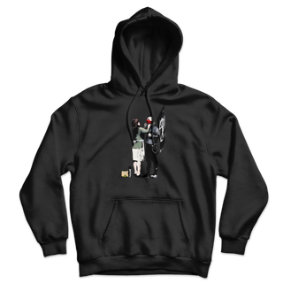 Banksy Anarchist Punk And His Mother Unisex Hoodie-3