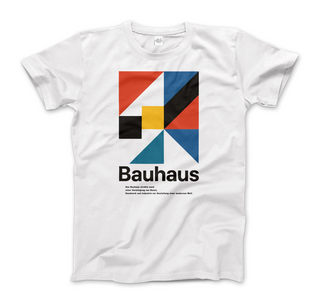 Bauhaus Modern Geometry Artwork T-Shirt-0