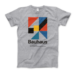 Bauhaus Modern Geometry Artwork T-Shirt-5