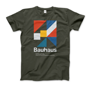 Bauhaus Modern Geometry Artwork T-Shirt-6