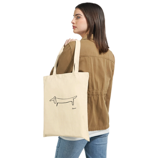 Pablo Picasso Dachshund Dog (Lump) artwork tote bag-1