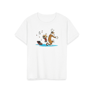 Calvin and Hobbes Laughing on the Floor T-Shirt-15