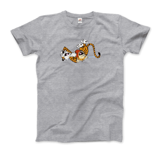 Calvin and Hobbes Laughing on the Floor T-Shirt-7