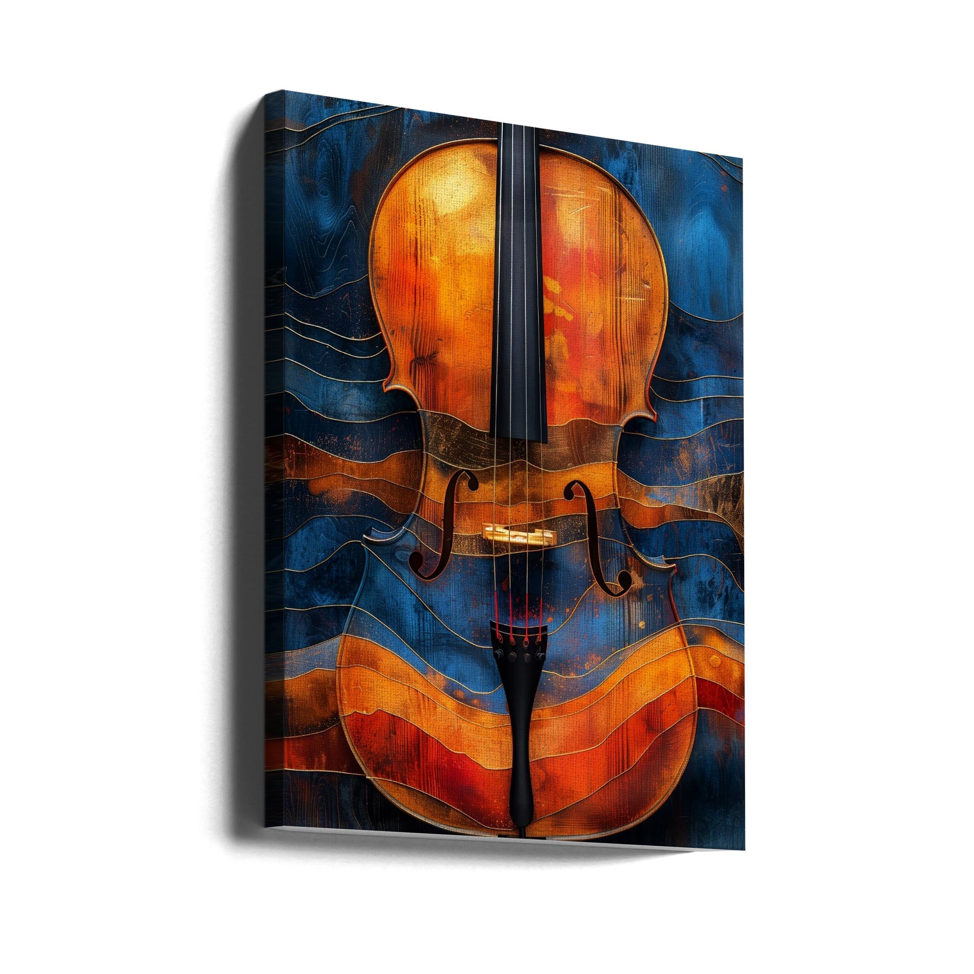 Music Violin 6- -Music Poster Canvas Print-0