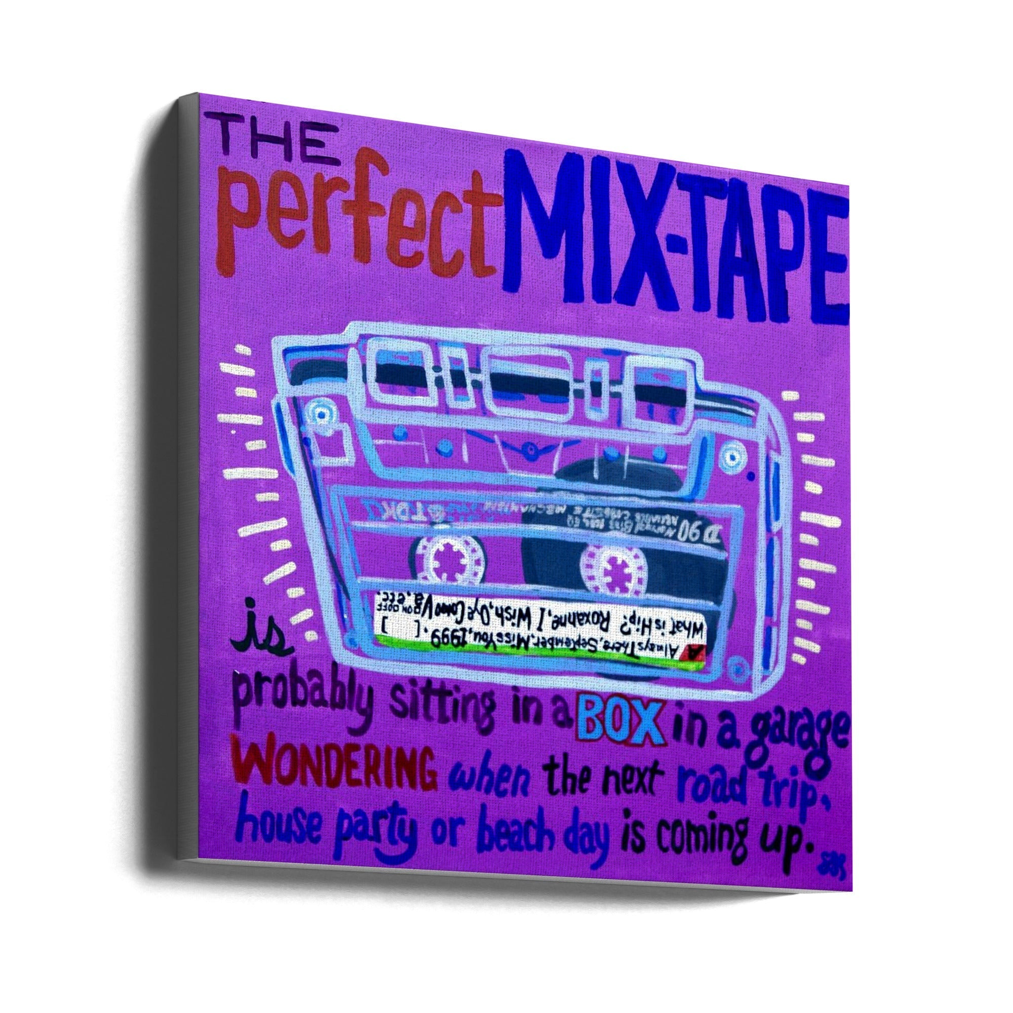 Mix Tape Canvas Print-0