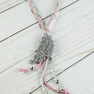 Rodeo Bling Necklace- Rose-2