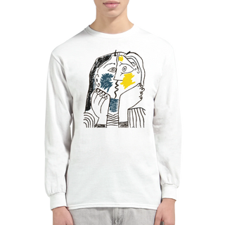 Pablo Picasso The Kiss 1979 artwork Long Sleeve Shirt-1