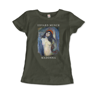 Edvard Munch - Madonna, 1894 Artwork T-Shirt-3