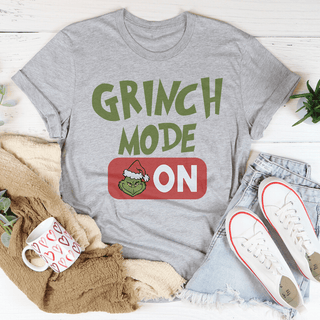 Grinch Mode On Tee - Team Spirit Store USA 