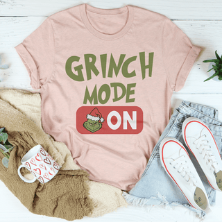 Grinch Mode On Tee - Team Spirit Store USA 