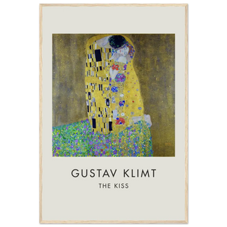 Gustav Klimt The Kiss, 1908 Artwork Poster-2