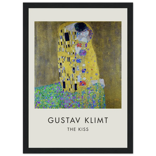 Gustav Klimt The Kiss, 1908 Artwork Poster-4