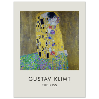 Gustav Klimt The Kiss, 1908 Artwork Poster-5