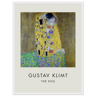 Gustav Klimt The Kiss, 1908 Artwork Poster-13