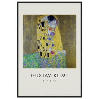 Gustav Klimt The Kiss, 1908 Artwork Poster-0