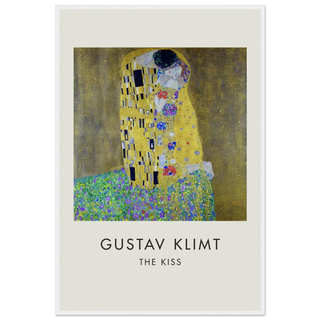 Gustav Klimt The Kiss, 1908 Artwork Poster-3