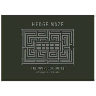Hedge Maze, The Overlook Hotel - The Shining Movie Poster-5