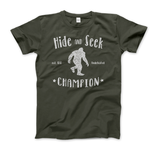 Hide and Seek Champion - Bigfoot T-Shirt-5